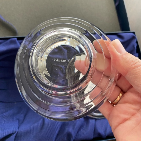 FABREGE Imperial Collection Luxe Oblong Glass Crystal Votives in Display Box - Picture 11 of 13